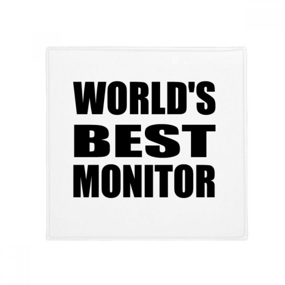 Tapis de sol monde meilleur moniteur 50x50cm multicolore avec base anti-dérapante