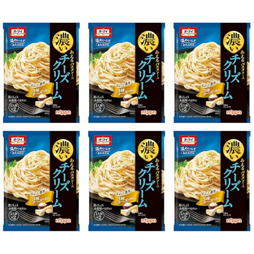 オーマイ 濃いあえる パスタソース チーズクリーム 6袋 まとめ買いの商品画像（Amazon）