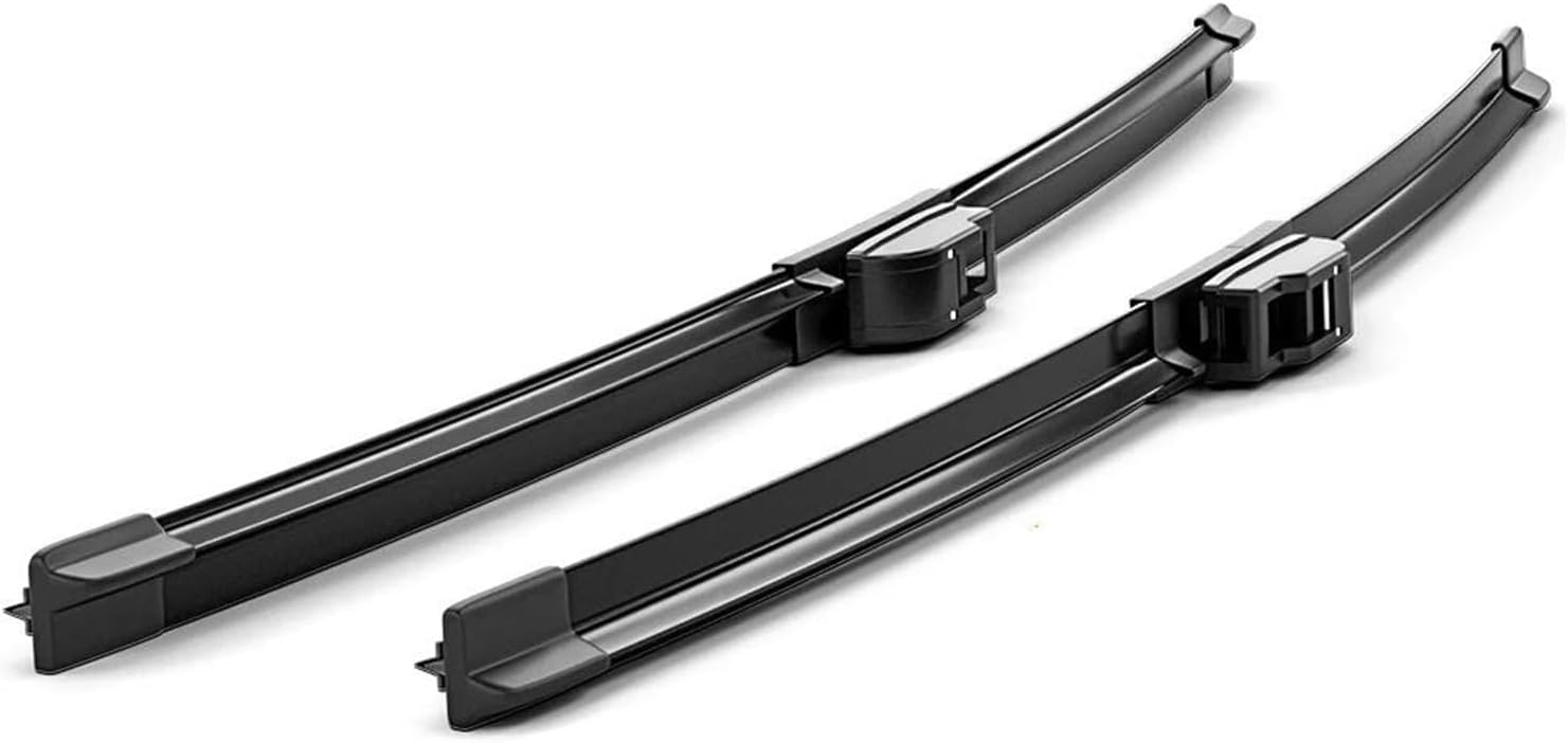 Car Front Window Wipers Blades for Ford Focus 3 Hatchback 2011-2017 28"+28",Rubber Front Window Washer Windscreen Windshield Wipers Blades Accessories,B-Le Noir