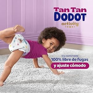 Dodot Pañales Bebé Activity Talla 7 (+15 kg), 96 Pañales, nuestro Nº1 en Absorción y Comodidad