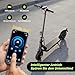 E Scooter mit Straßenzulassung Max 30 km Reichweite,8.5 Zoll Elektroroller mit Wabenreifen Duales Bremssystem 20km/h,Elektro Scooter bis 120kg für Herren Damen