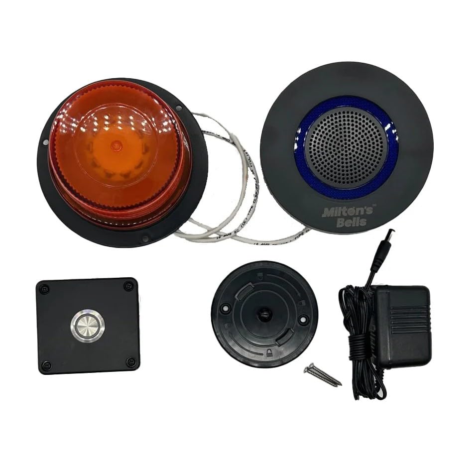 Amazon.com: Milton's Bells X5 Wireless Warehouse Doorbell & Strobe