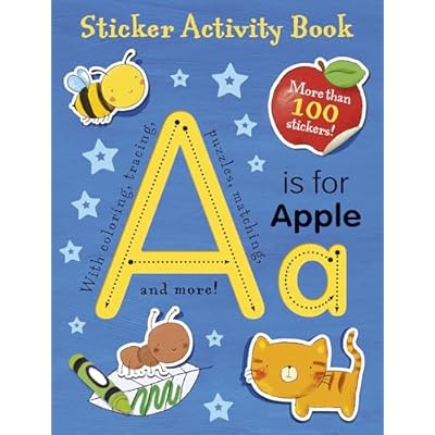 A is for Apple Sticker Activity Book