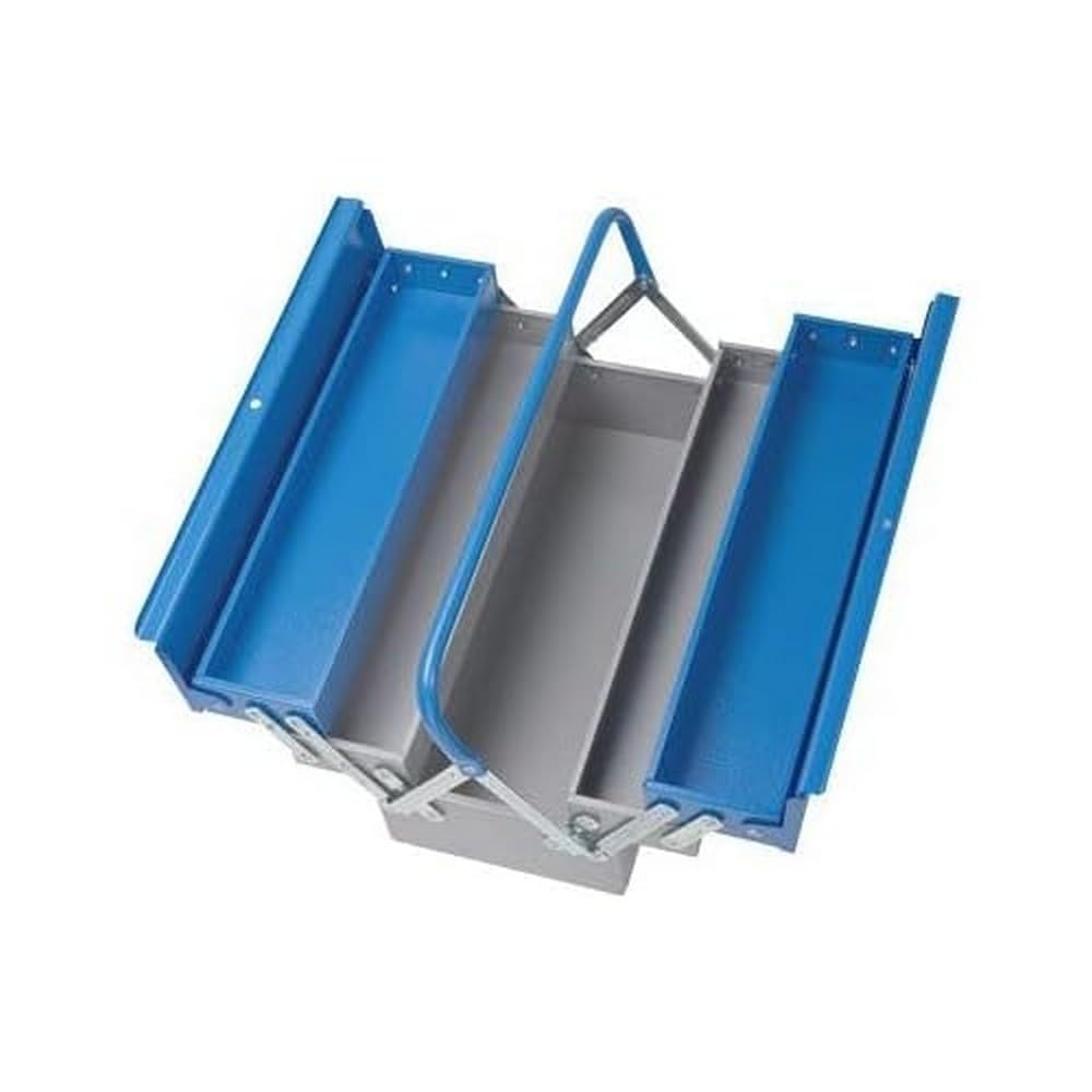 UNIOR 601909 - Caja metálica portaherramientas con 5 compartimientos 460x210x220 mm serie 911/5