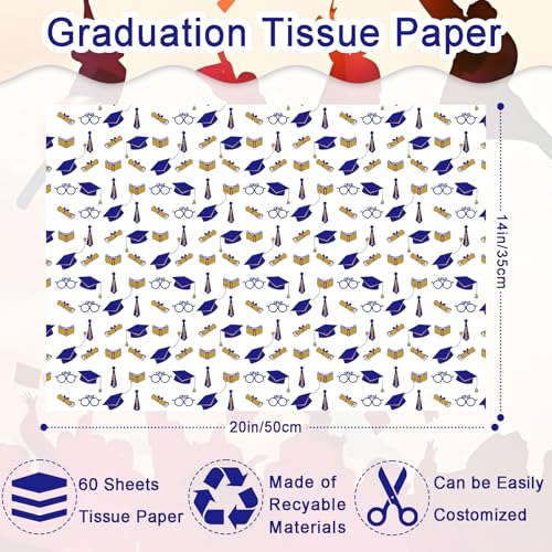 Papier de soie emballage cadeau pour diplômés de 2026