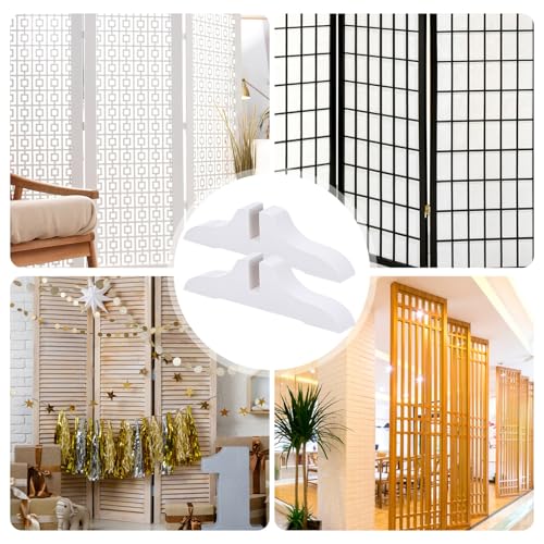 Support panneau bois cloison amovible - Fixation sol stable 2 pcs