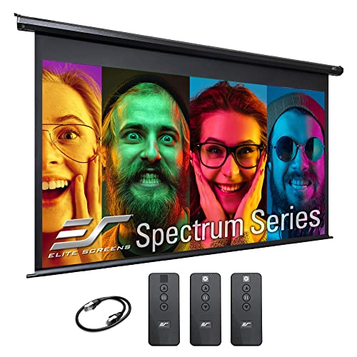 Projector Screen  Spectrum, 128-INCH Diag 16:10, Motorized Projection Screen Movie Home Theater 4K/8K Ultra HD Ready - Elite Screens ELECTRIC128X2