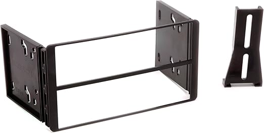 Scosche FD1330B Double DIN Radio Installation Dash Kit Compatible with Select 1995-11 Ford, Lincoln, Mercury and Mazda Vehicles - Aftermarket Car Stereo Install Kit Radio Bracket - See Fit Guide Image