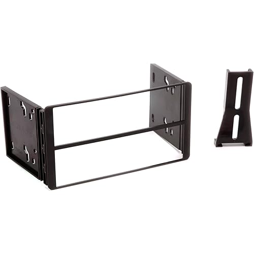 Scosche FD1330B Double DIN Radio Installation Dash Kit Compatible with Select 1995-11 Ford, Lincoln, Mercury and Mazda Vehicles - Aftermarket Car Stereo Install Kit Radio Bracket - See Fit Guide Image