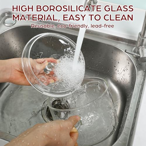 Cuisson sur plaque avec ces cocottes en verre borosilicate 1350 Ml - 4