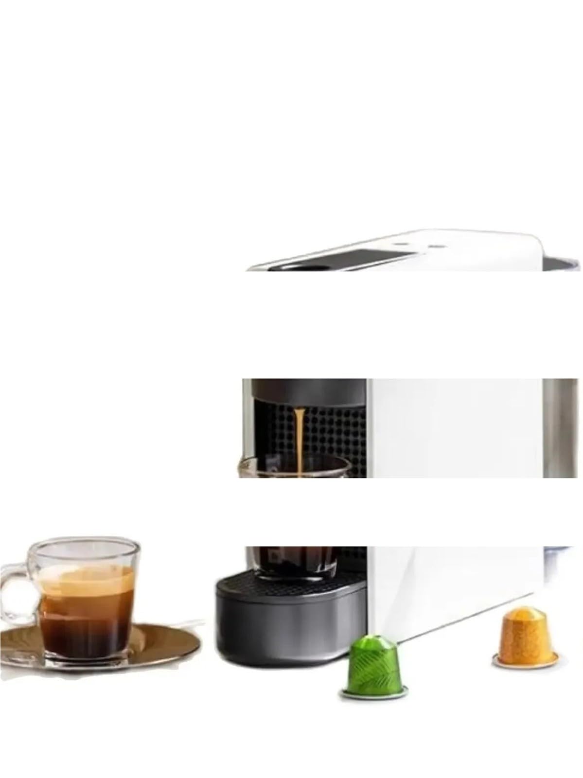 Compatibile Con NESPRESSO, Essenza Mini C30 / D30 Accessori For Macchine Da Caffè Con Vassoio Antigoccia