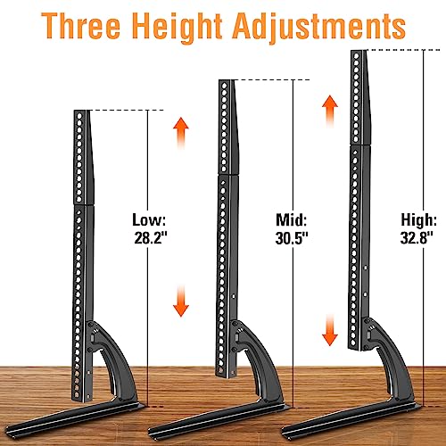 ELIVED Universal Table Top TV Stand for Most 32 to 70 inch LCD LED Plasma Flat Screen TVs, TV Base Height Adjustable Leg Stand Holds up to 88 lbs, VESA up to 800x600mm, YD1024 by ELIVED - Image 3