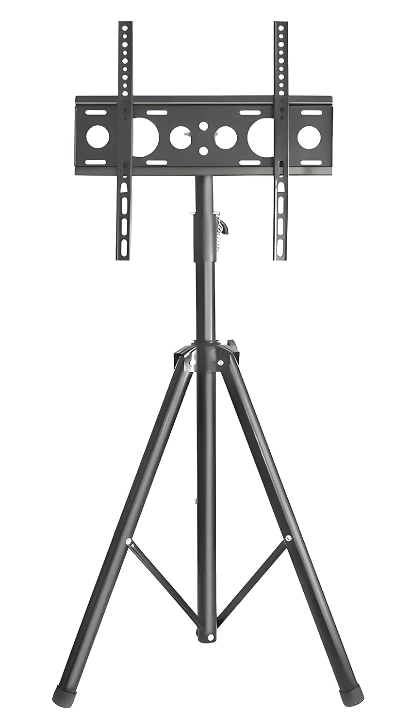 M Square TV Tripod 32 to 55 inch for LCD LED OLED TV Display Floor Stand, Portable Height Adjustable Mount, Black 400 x 400 mm vesa tv Stand