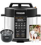COSORI Schnellkochtopf, 9-in-1, Multikocher mit 14 Funktionen, 5,7 L Pressure Cooker, Reiskocher,...
