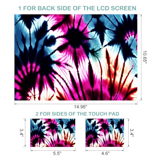 Image of DINKY Laptop Skin Sticker Decal, 12 inch 13 inch 13.3 inch 14 inch 15 inch 15.4 inch 15.6 inch Laptop Universal Reusable Vinyl Skin Stickers Cover Art Decal Notebook PC Personalized Protector-Abstract Art