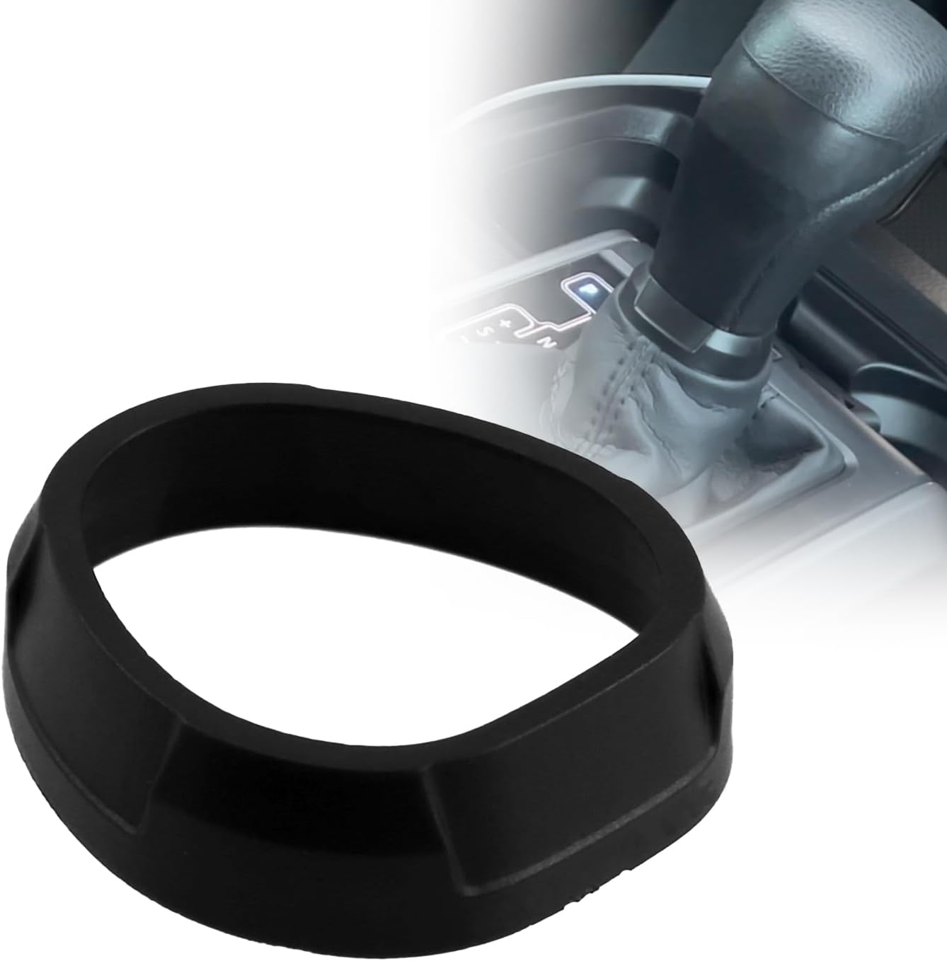 RYANSTAR RACING Shift Knob Trim Ring Compatible with 2016-2024 Toyota Tacoma - Durable Gear Shifter Cover Accessory