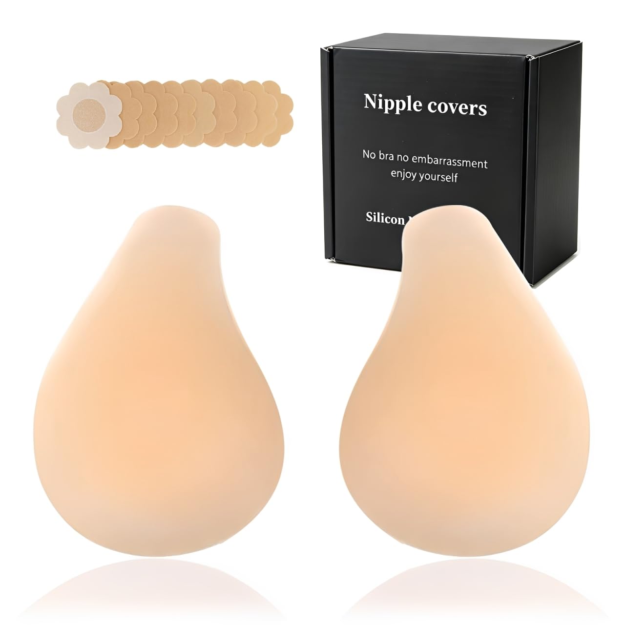 Women Nipple Covers Sticky Push Up Bra