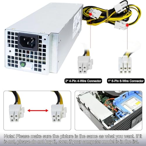 Fuente de alimentación para Dell Optiplex 200W modelo 5TVM5 miniatura 2