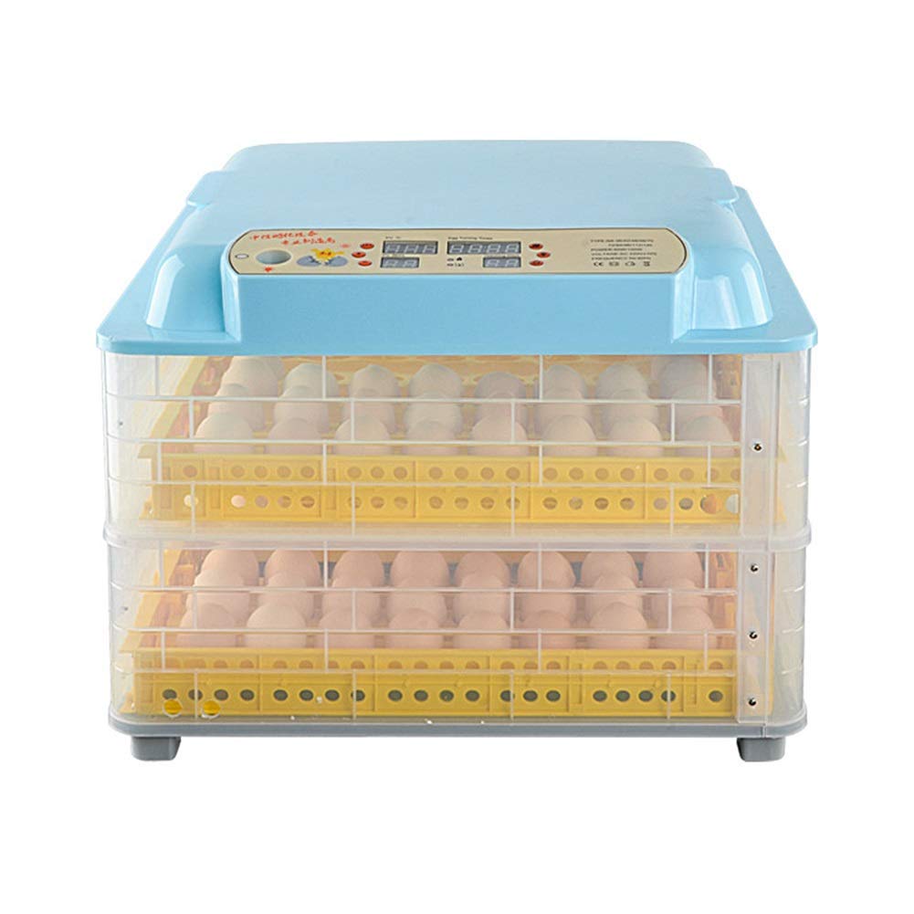 Incubadoras para incubar Huevos con volteo automático, con ovoscopiador y Control de Temperatura y Humedad para Pollos, Patos y Aves, Uso Familiar, 140 Huevos.,140 Egg