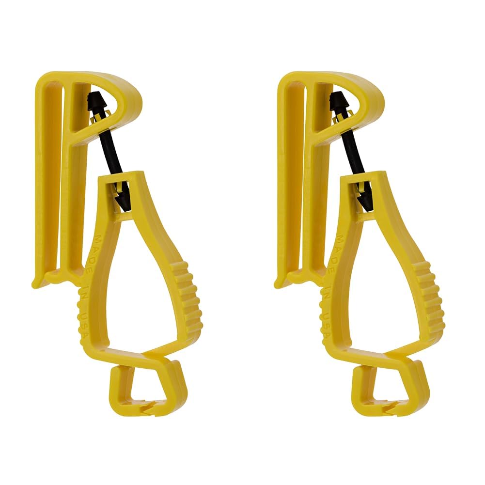 Glove Guard 7400YW Utility Guard Glove Clip, Yellow