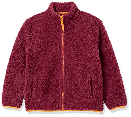 Amazon Essentials Boys and Toddlers' Polar Fleece Lined Sherpa Full-Zip Jacket - Discontinued Colors