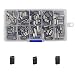 ICE SEA Double Barrel Crimp Sleeve Kit 150pcs-300pcs Copper Crimping Loop Sleeve Fishing Line Tube Connectors (150pcs (1.0mm+1.4mm+1.8mm Inside Diameter))