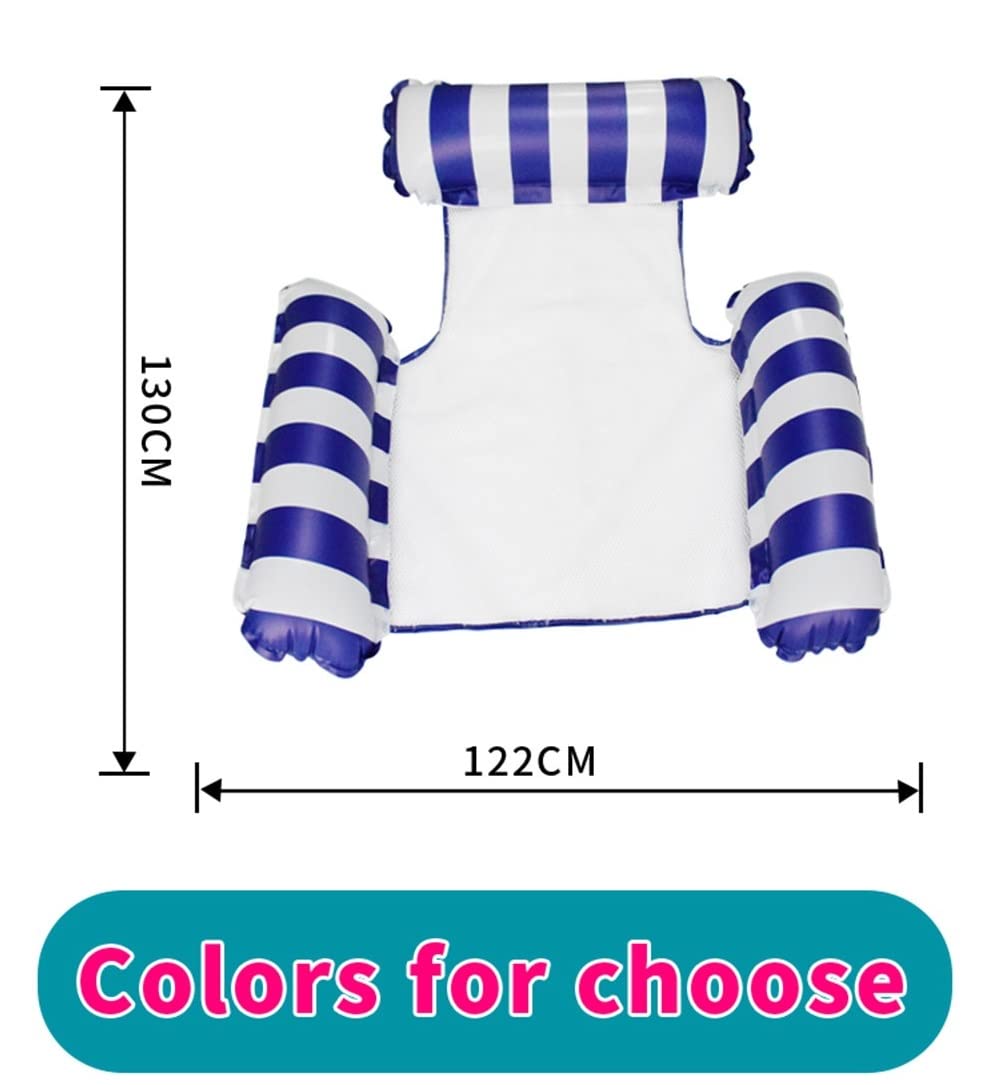 Aufblasbare Wassermelone Pool Hängematte - 4-in-1 Schwimmfloß Für Erwachsene Mit Pumpe