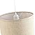 IHENGYANLT 2 Pack Plug in Pendant Light, Hanging Light with 15Ft Clear Cord, On/Off Switch, Beige Linen Fabric Lamp Shade, Hanging Light Fixture for Bedroom, Kitchen, Living Room, Dining Table