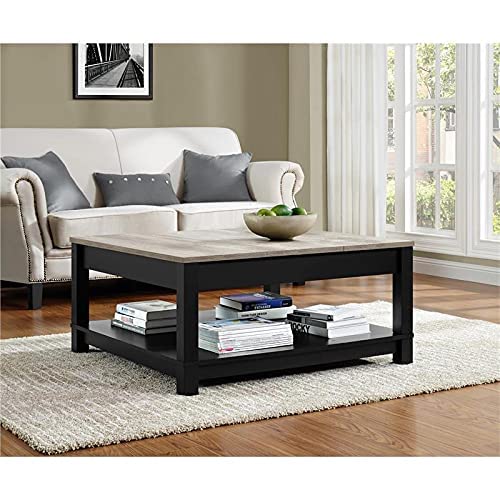 Ameriwood Home Carver Coffee Table, Black,5047196Pcom #TOP2