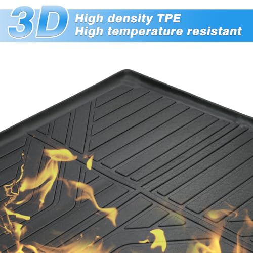 Powerty Trunk Mat for 2024 2025 Chevrolet/Chevy Trax Accessories Cargo Mats TPE All Weather Cargo Liner Heavy-Duty Trunk Liners - Thumbnail 3