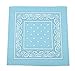 FANNI YOUPIN 100% Cotton Fine thick Bandanas/Fashion Scarf for Men & Women Paisley printed 22 inches (10, mint)