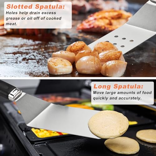 27-PCS-Griddle-Accessories-Kit-Flat-Top-Grill-Accessories-Set-for-Camping-Professional-Grill-Spatula-Set-with-Melting-Dome-Burger-Press-for-Outdoor-BBQ-Cooking