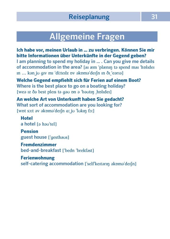 PONS Pocket-Sprachführer Englisch: Alles für die Reise - mit Reisewörterbuch