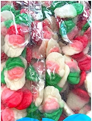 Vidal Santa Gummy Sweet, Bulk Bag Sweets, 2 kg of Christmas Festive Goodness - American Sweets - Gluten Free, Fat Free -Tasty Fruity and Chewy - Gluten Free Fat Free