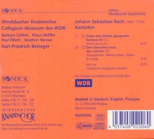 Miniatura 3 de Kantaten BWV 215 & 195