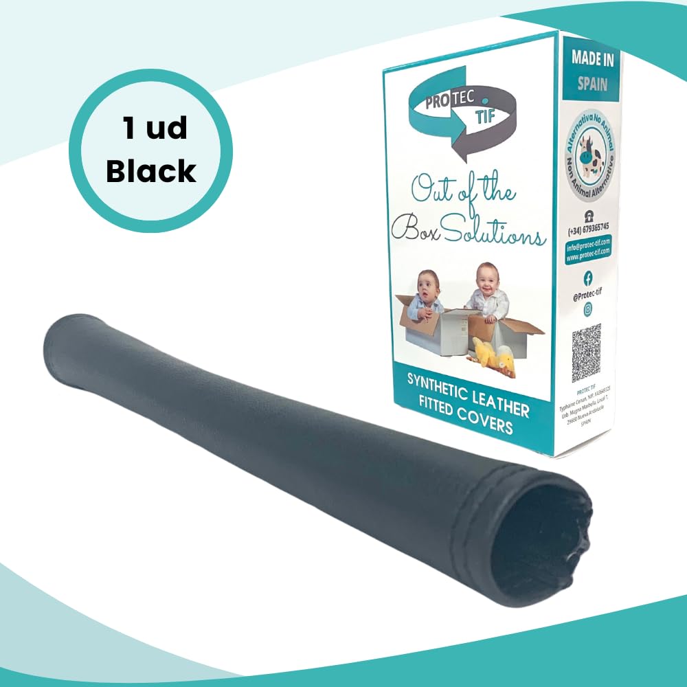 PROTECTIF | Custodie in ecopelle per maniglia di trasporto compatibili con Bugaboo DRAGONFLY (si posiziona sulla custodia originale)