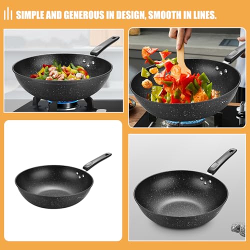 Wok Tradicional de Piedra Maifan con Antiadherente y Fondo Grueso miniatura 5