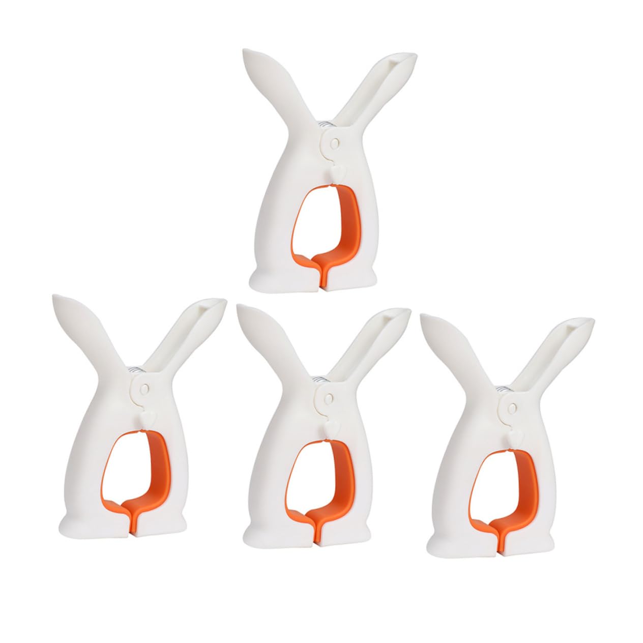 Zerodeko 16piezas Clips Antiviento para Sábanas y Ropa De Diseño De Orejas De Conejo Fijación Segura para Secado Exteriores y Uso Viajes