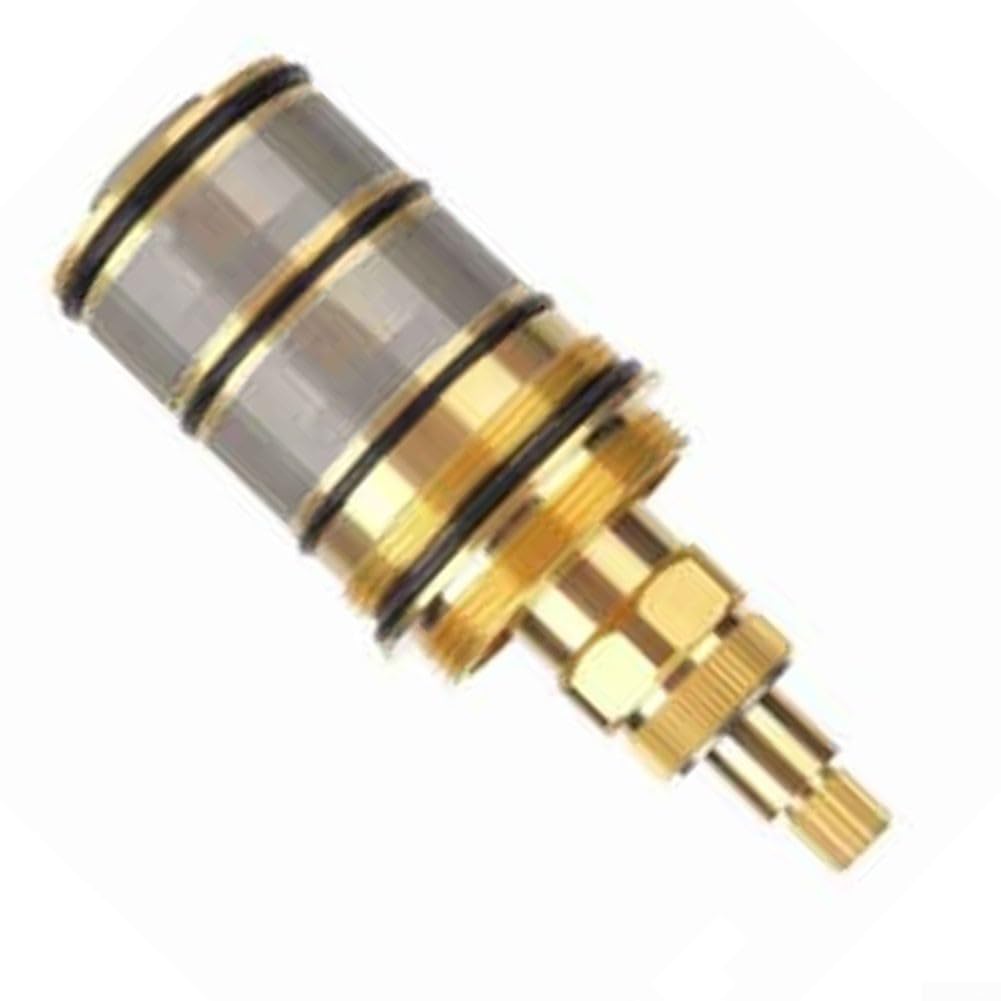 Cartouche thermostatique en laiton, cartouche de douche de rechange en laiton, 20-48 ℃ pour mitigeur de bain, cartouche de barre de valve de douche, bobine de contrôle de température constante