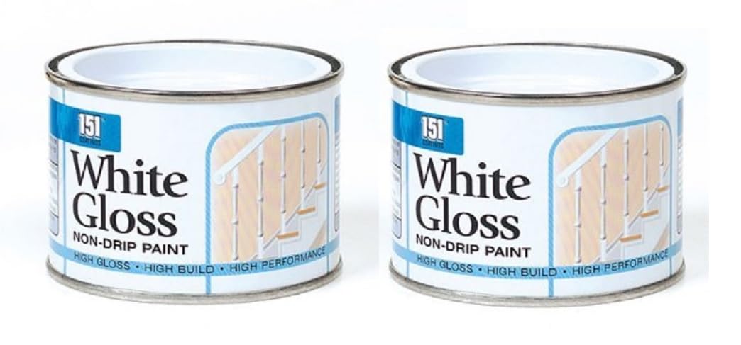 Supergift.com Varnish 2X 180Ml Non Drip White Gloss – Hardwearing Protective Coating For Interior Wood