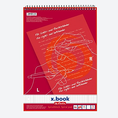 Herlitz College Notepad / DIN A4 / for Right and Left-Handed Users, Squared      Office Product