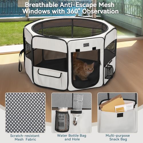 Petsfit Cercadinho para Cães, Cercadinho Pop-Up de 29,5