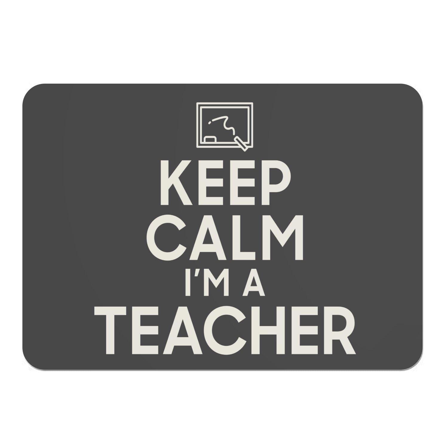 Napperon Keep Calm Teacher en liège pour vos pauses café en salle des profs