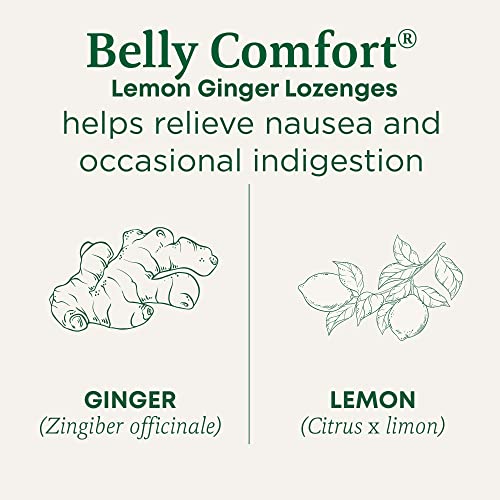 image for Traditional Medicinals, Organic Belly Comfort Lozenges Lemon Ginger, R