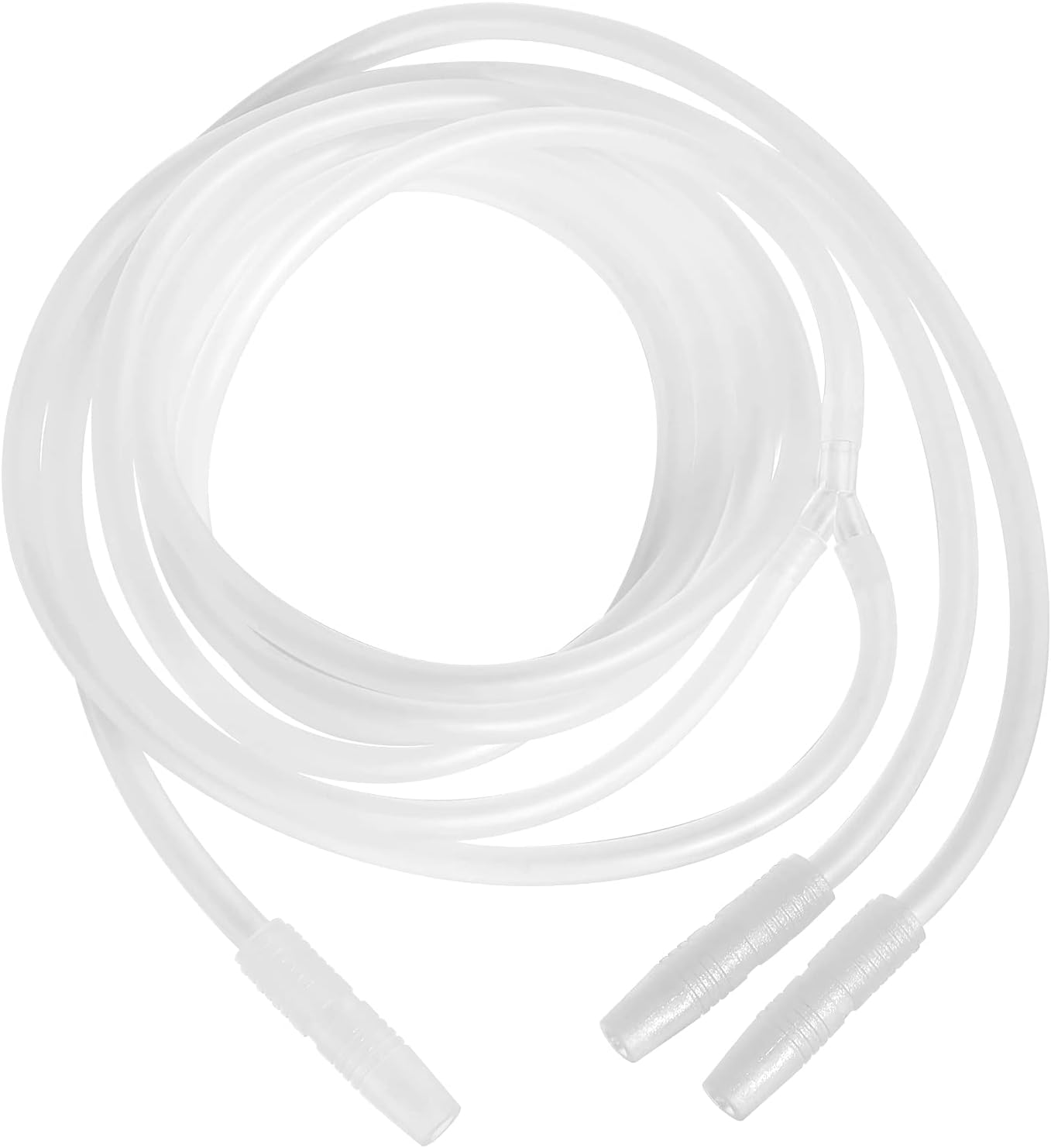 Vacuum Therapy Machine Accessories, Yofuly Premium Silicone Y-Type Hose Tubing | Clear Silicone Vacuum Tube (Small）