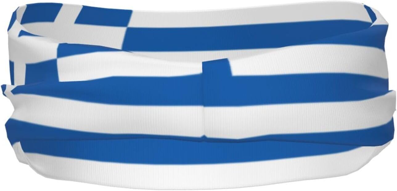 Greek Flag Sports Sweatband – Stay Dry & Confident During Every Workout