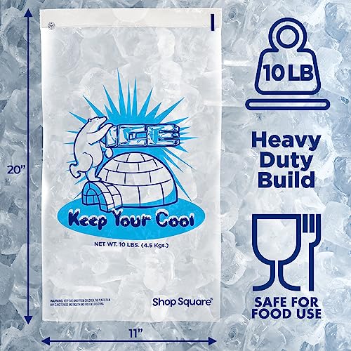 Shop Square Ice Bags 10 Lb With Drawstring thumb #1