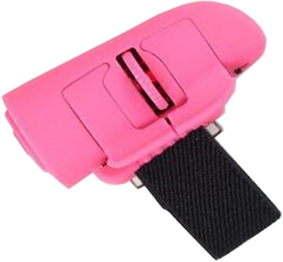 Wired Optical Mouse Finger With 10 Meters on The Ring Mouse Creative Cute Lazy Sofa Bed Mice (pink)