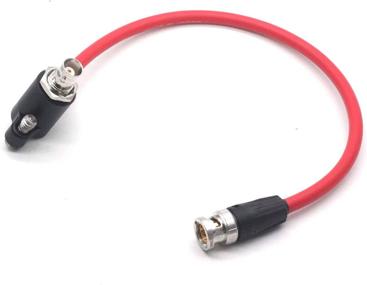 Video Camera SDI Protector Prevent Current Breakdown SDI Protection Device 12G BNC Male to Female Galvanic-Isolators (RED)
