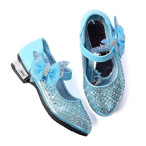 Girls Dress Shoes Low Heel Wedding Party Mary Janes